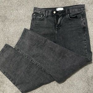 ASOS Men's Black Baggy Jeans